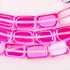 Rosettennebel | 925 Sterling Silber | Galaxie Glaskiesel Armband